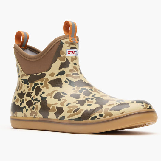 Men's XTRATUF 6" Duck Camo Ankle Deck Boot - XMABDCAM