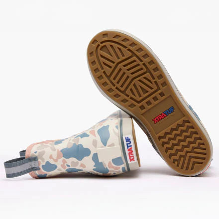Ladies XTRATUF Ivory Duck Camo Ankle Deck Boot - XWAB4DC