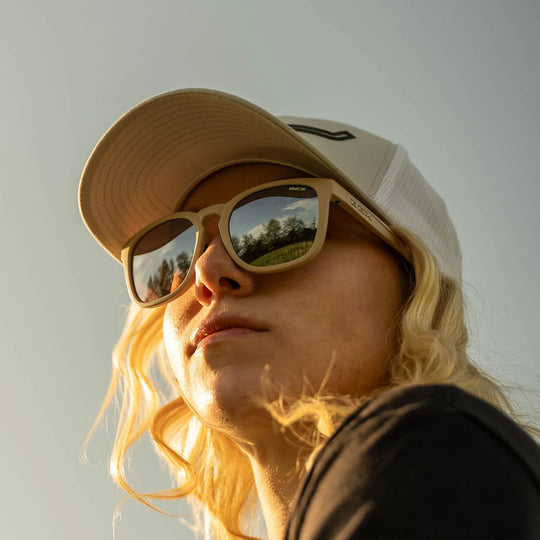 Bex Zion Burlywood/Brown/Silver Sunglasses - S149BWBRSL