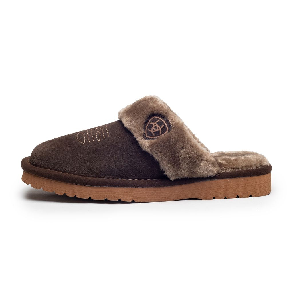 Ladies Ariat Chocolate Jackie Square Toe Slipper - AR2829-220