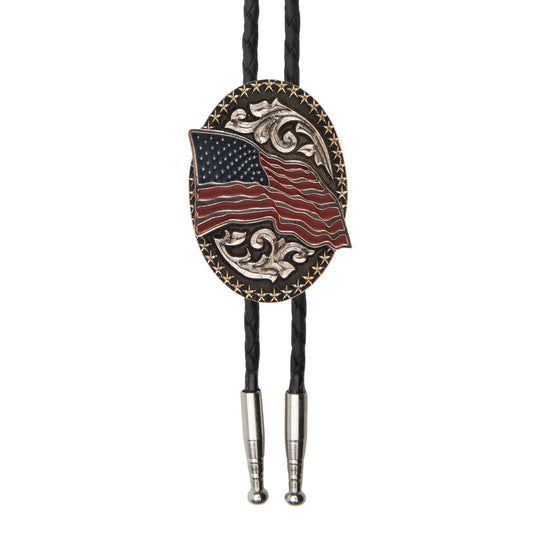 And West American Flag Bolo - BOL142