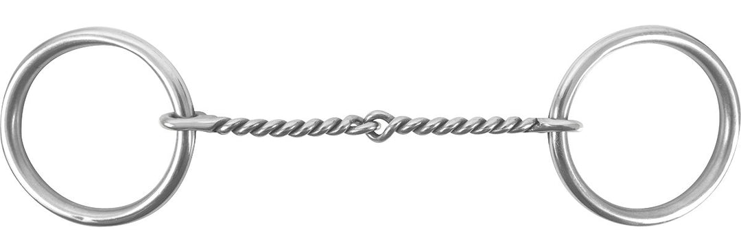 Classic Equine O Ring Snaffle Twisted Wire Bit