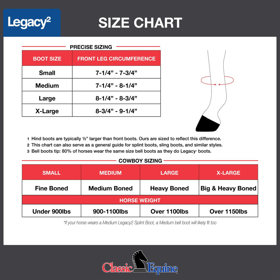 Classic Equine Legacy2 Support Boots, Hind