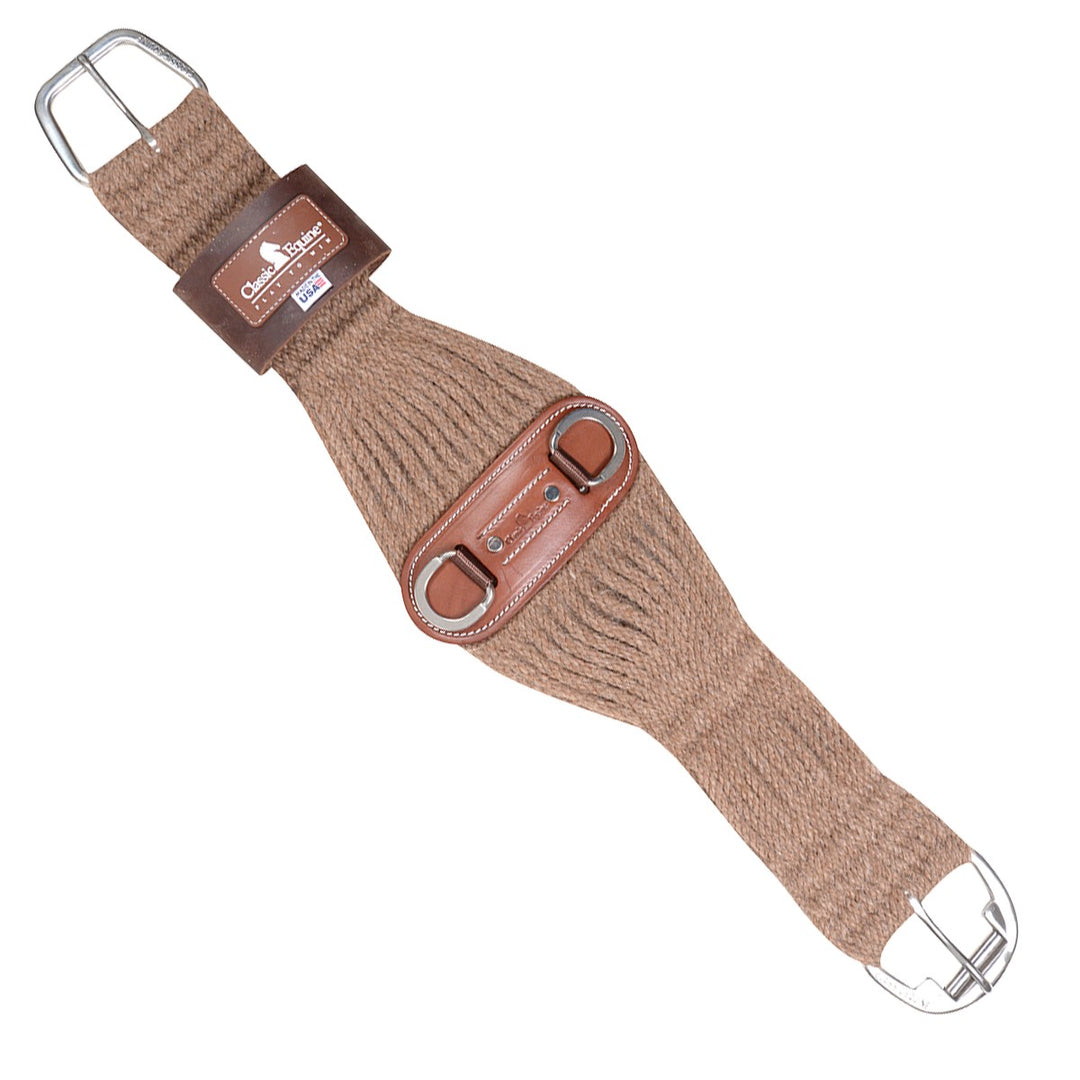 Classic Equine 27-Strand Roper Alpaca Cinch