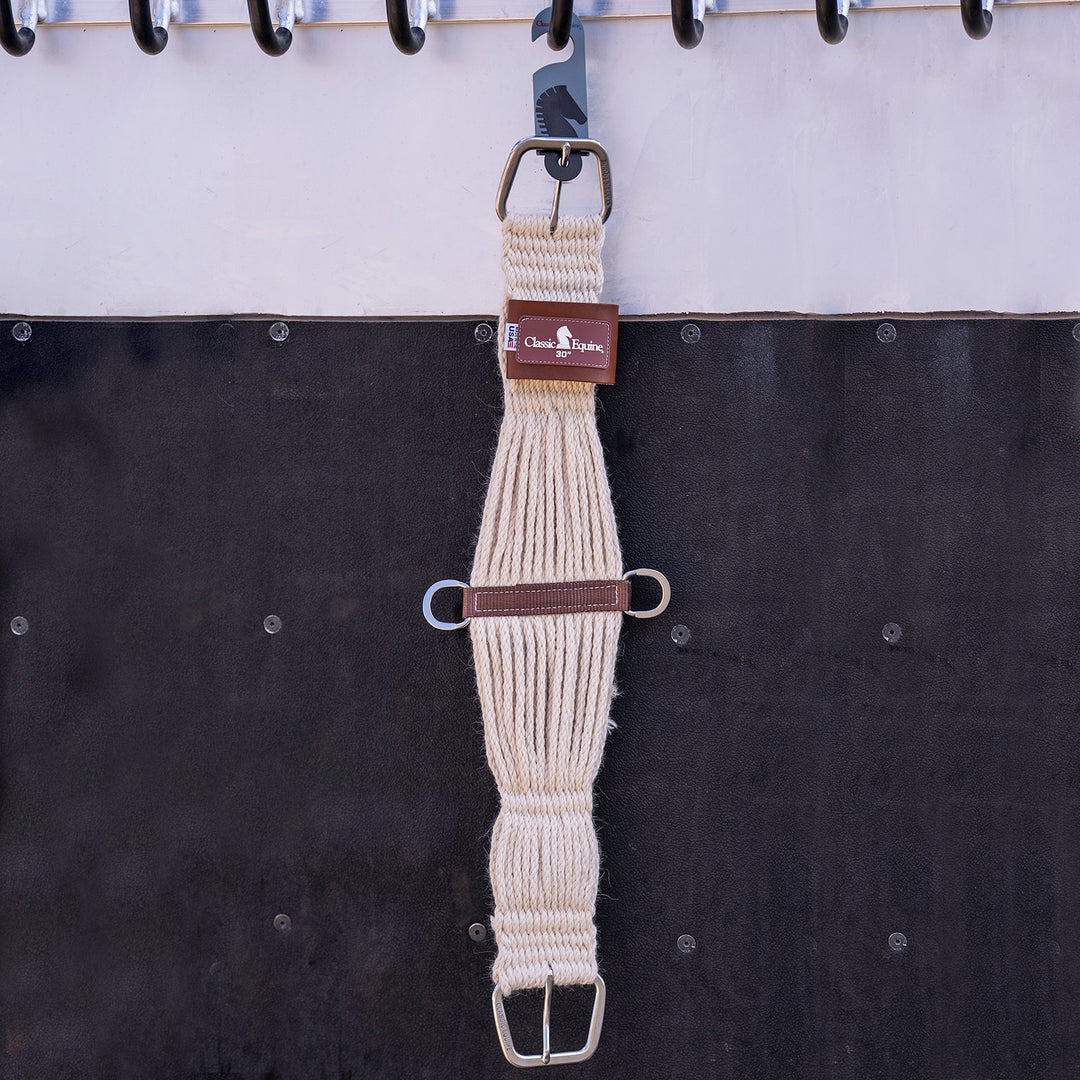 Classic Equine 27-Strand Blended Mohair Performance Roper Cinch