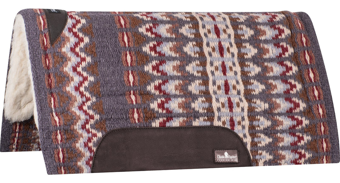 Classic Equine SensorFlex Blanket Top Straight Pad, 1-inch