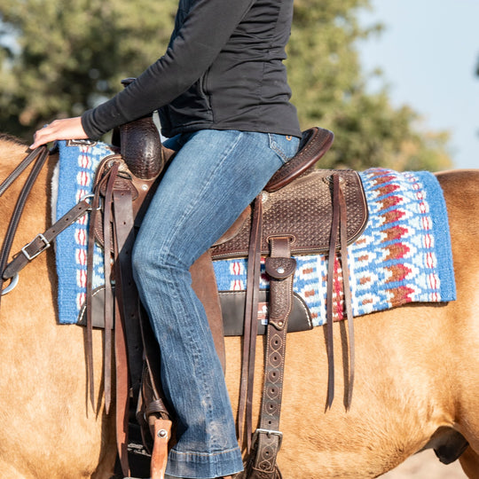 Classic Equine SensorFlex Blanket Top Straight Pad, 1-inch