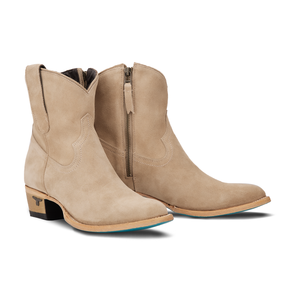 LANE Plain Jane Bootie Latte Suede - LB0553K