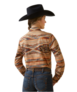 Ladies Ariat Wrinkle Resistant Sunset Saltillo Long Sleeve Shirt - 10046704