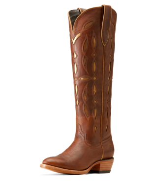 Women's Ariat Saylor Stretchfit 18" Chic Brown Tops - 10046966