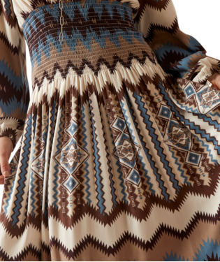 Robe à imprimé Chimayo à deux colonnes Ariat pour femme - 10046285 