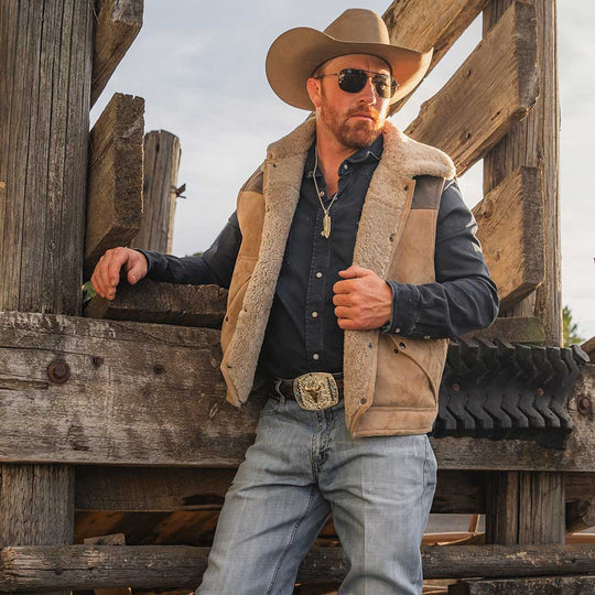 Montana Silversmiths Southwest Scroll Buckle with Buffalo Skull - 56100-1015