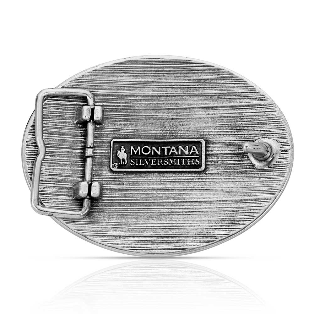 Montana Silversmiths Buffalo Ridge Buckle - A1066P