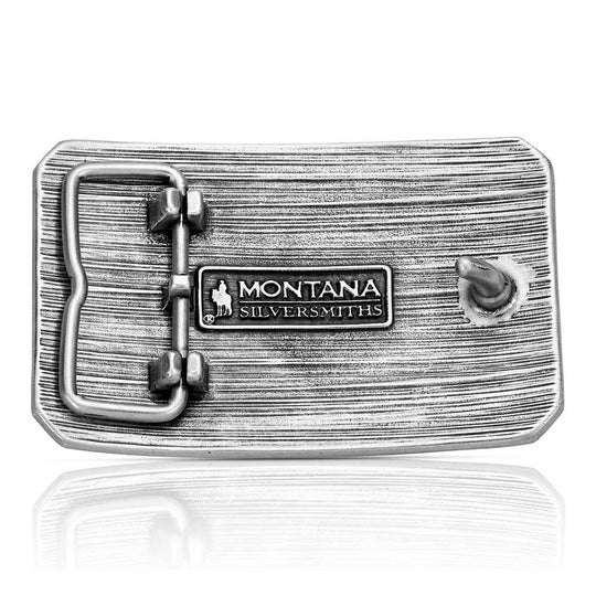 Montana Silversmiths American Cowboy Bull Rider Buckle - A1075P