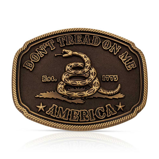 Montana Silversmiths American Gadsden Don't Tread on Me Heritage Attitude Buckle - A515C