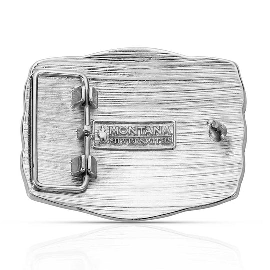 Montana Silversmith Classic Impressions Waving American Flag Attitude Buckle - A590S