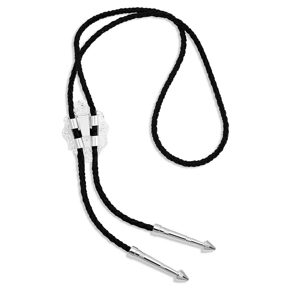 Montana Silversmiths Southwest Scalloped Bolo Tie - BT190
