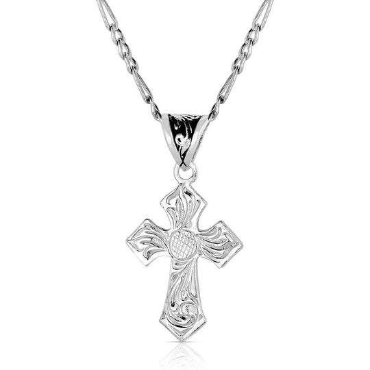 Montana Silversmiths Antique Copper Diamond Cross - NC1161