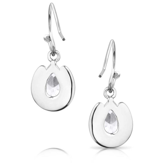 Montana Silversmiths Lucky Trot Crystal Earrings - QER5973