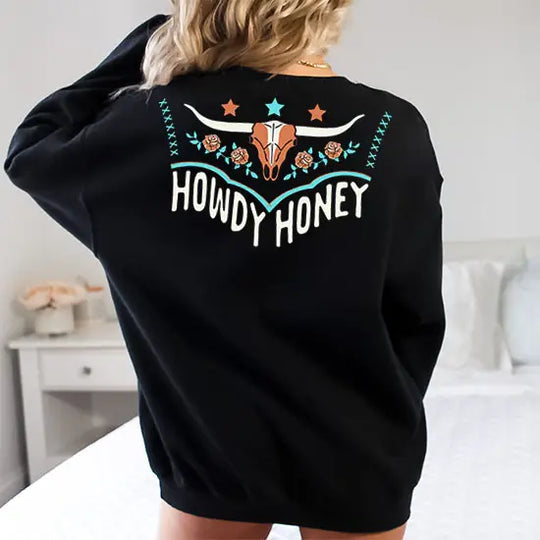 Ladies LaLaSista Howdy Honey Sweatshirt