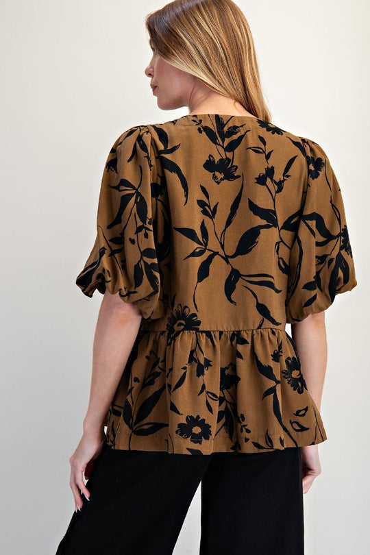 Ladies Easel Bow Front Wool Top - ET28667