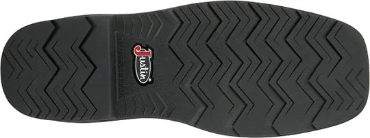 Men's Justin Trencher Brown Water Buffalo Water Proof Work Boot - PD4066