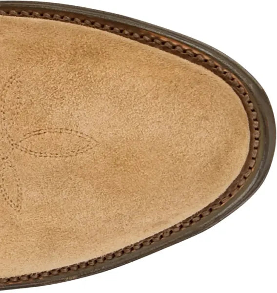Men's Tony Lama Honey Suede with 12" Honey Suede Tops Western Boot - DR3050