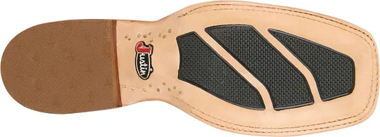 Men's Justin Boston Chocolate Deer with 13" Chocolate Deerskin Tops - CX1332