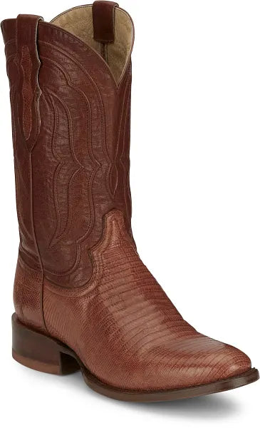 Men's Tony Lame Kirtland Cognac Lizard with 12" Cognac Goat Top - DR5152