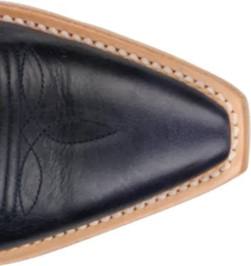 Women's Tony Lama Jess Navy Goat Narrow Square Toe Western Boot - DR4254