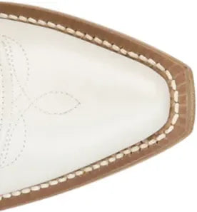 Ladies Justin May Vintage White Cowhide - VN4457