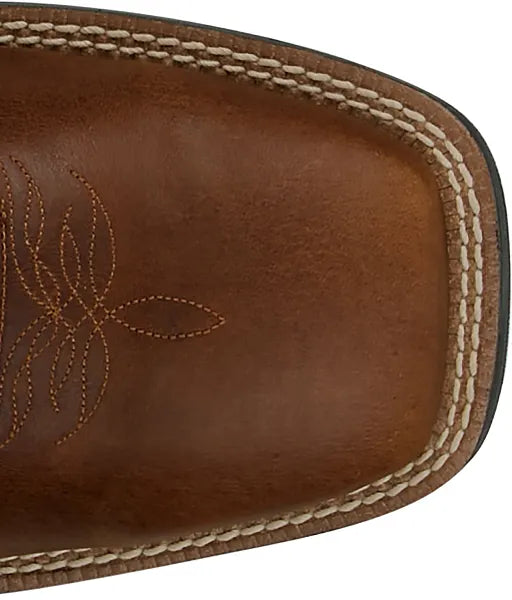 Men's Justin Lubbock Honey Brown Water Buffalo eith 11" Brick Tops - SE7527