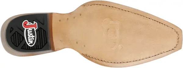 Ladies Justin May Vintage White Cowhide - VN4457