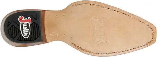 Ladies Justin May Vintage Antique Tan Cowhide - VN4456