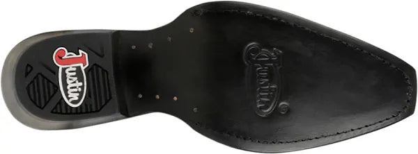 Ladies Justin May Black Cowhide - VN4455