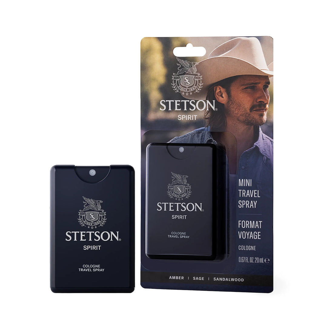 Stetson Spirit Mini Travel Spray Cologne 0.68oz