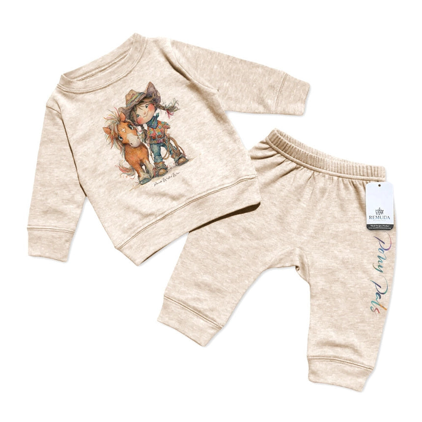 Remuda Pony Pals Cowgirl - Infant Girls Western 2 Piece Sweatsuit