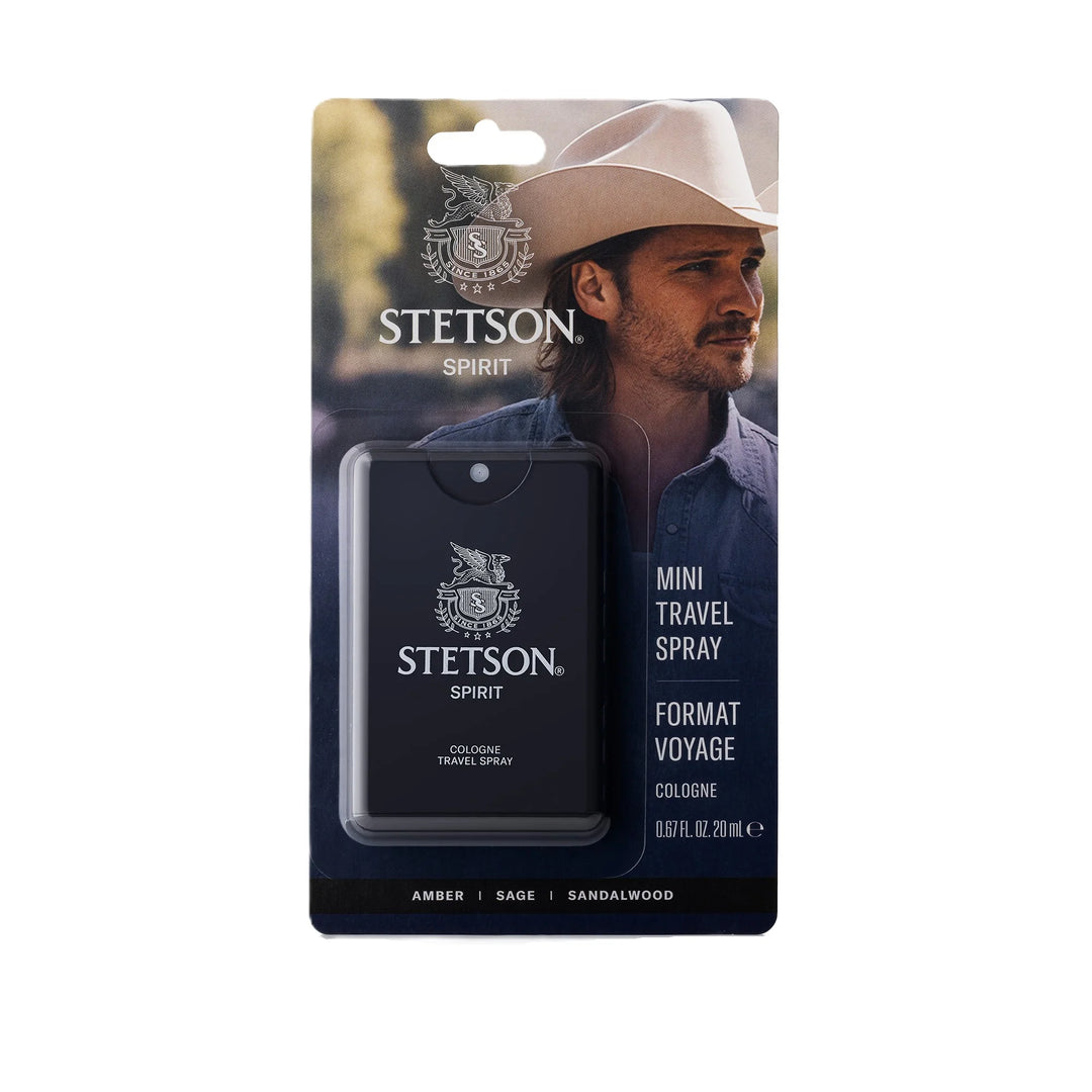 Stetson Spirit Mini Travel Spray Cologne 0.68oz
