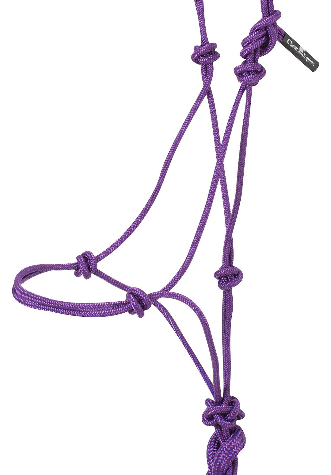 Classic Equine Rope Halter and 9 Foot Leadrope