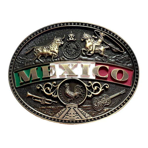 And West Mexico Heritage Buckle - HER020-06
