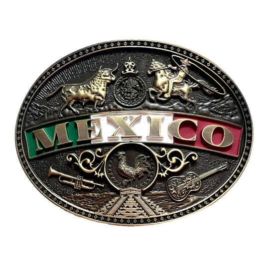 And West Mexico Heritage Buckle - HER020-06