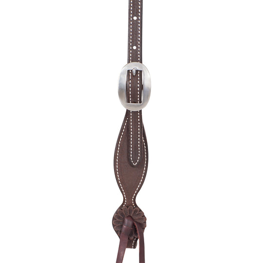 Martin Saddlery Split Ear Headstall with Rosette Strings