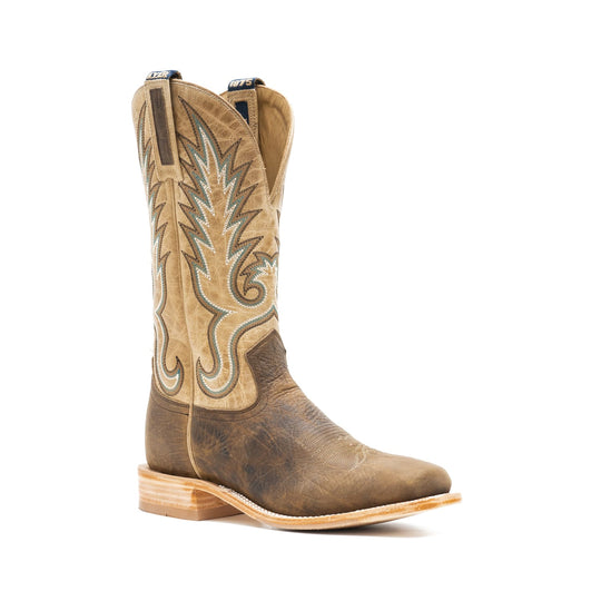 Men's HYER Kincaid Tobacco Shrunken Shoulder with 13" Marbled Tan Tops - HM11043