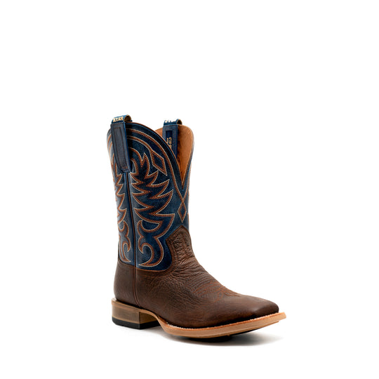 Men's HYER Clyde Pebbled Walnut with 11" Blue Rumble Azul Tops - HM11058 - Style# 19