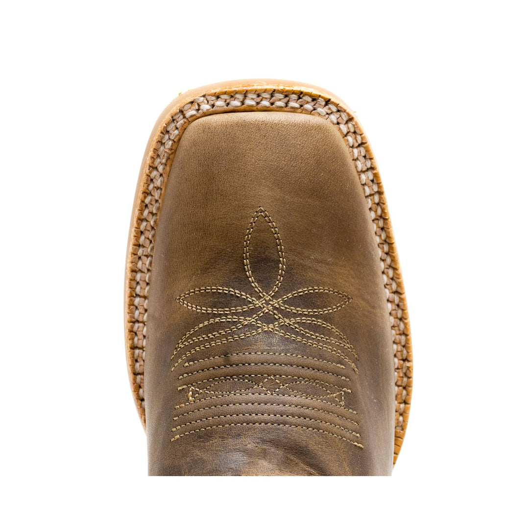 Women's HYER Topeka Tan Crazy Cowhide with 11" Robins Egg Burnished Tops - HM41028