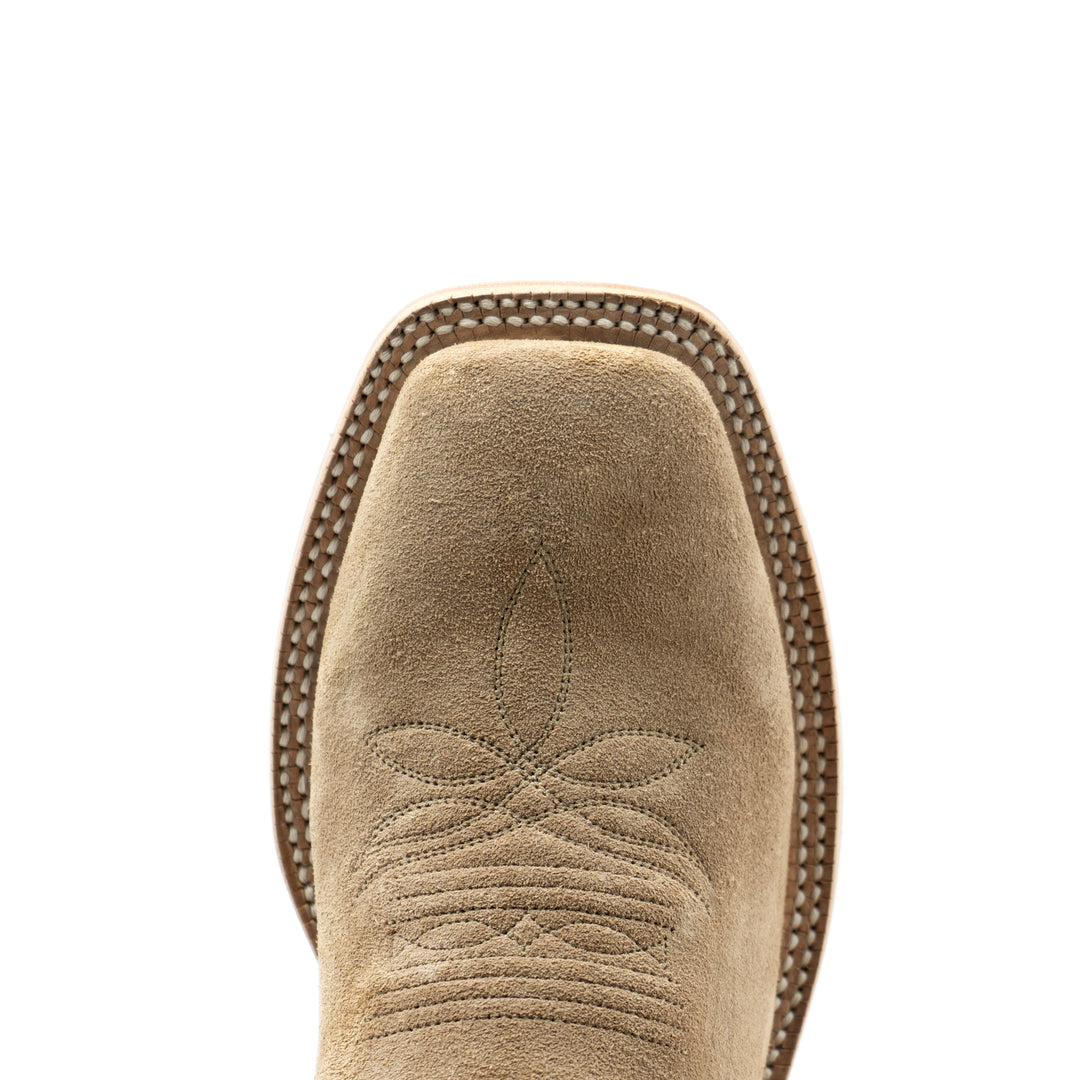 Women's HYER Salina Sand Roughout Cowhide with 13" Turquoise Metallic Goat Tops - HW41032 - Style #18L