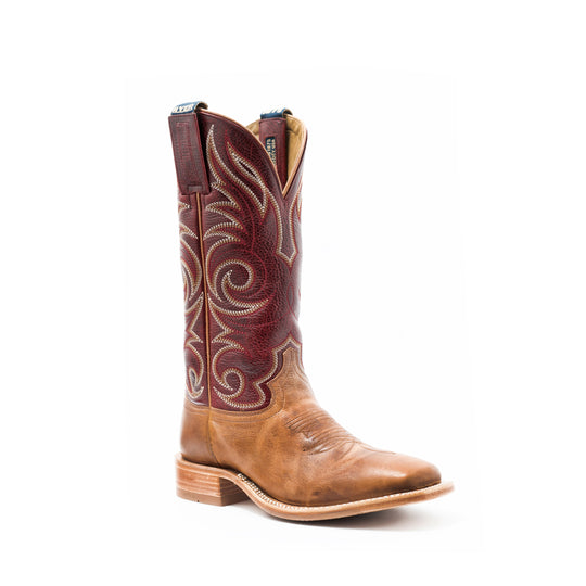 Women's HYER Salina Glossy Tan Goat with 13" Royal Red Cowhide Tops - HW41033 - Style #21L