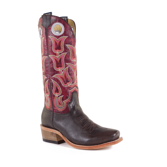 Women's HYER Tipton Chocolate Goat  with 13" Crimson Cowhide - HW42015