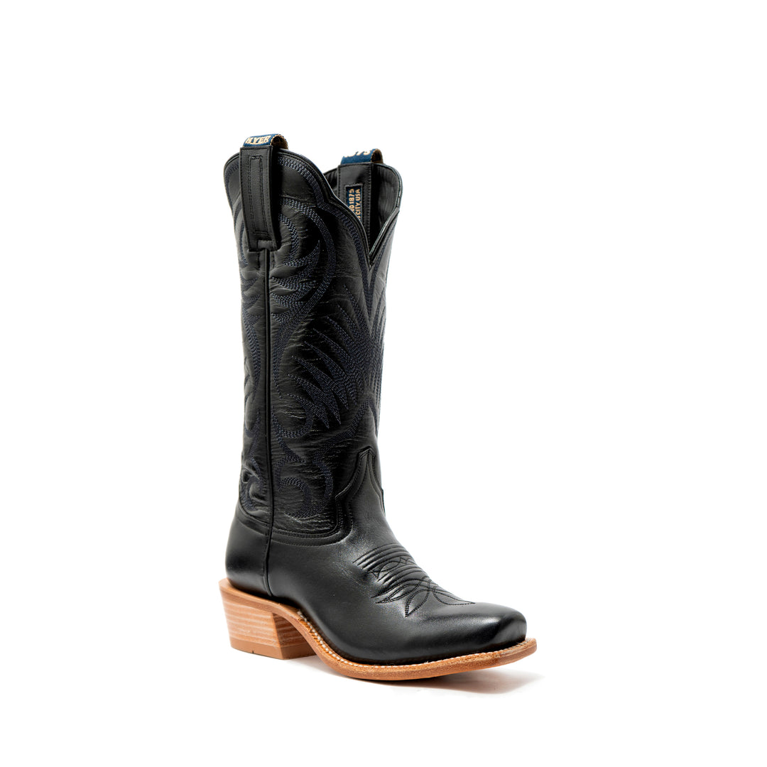 Women's HYER Leawood Black Cowhide with 13" HYER Black Cowhide Tops - HW42029