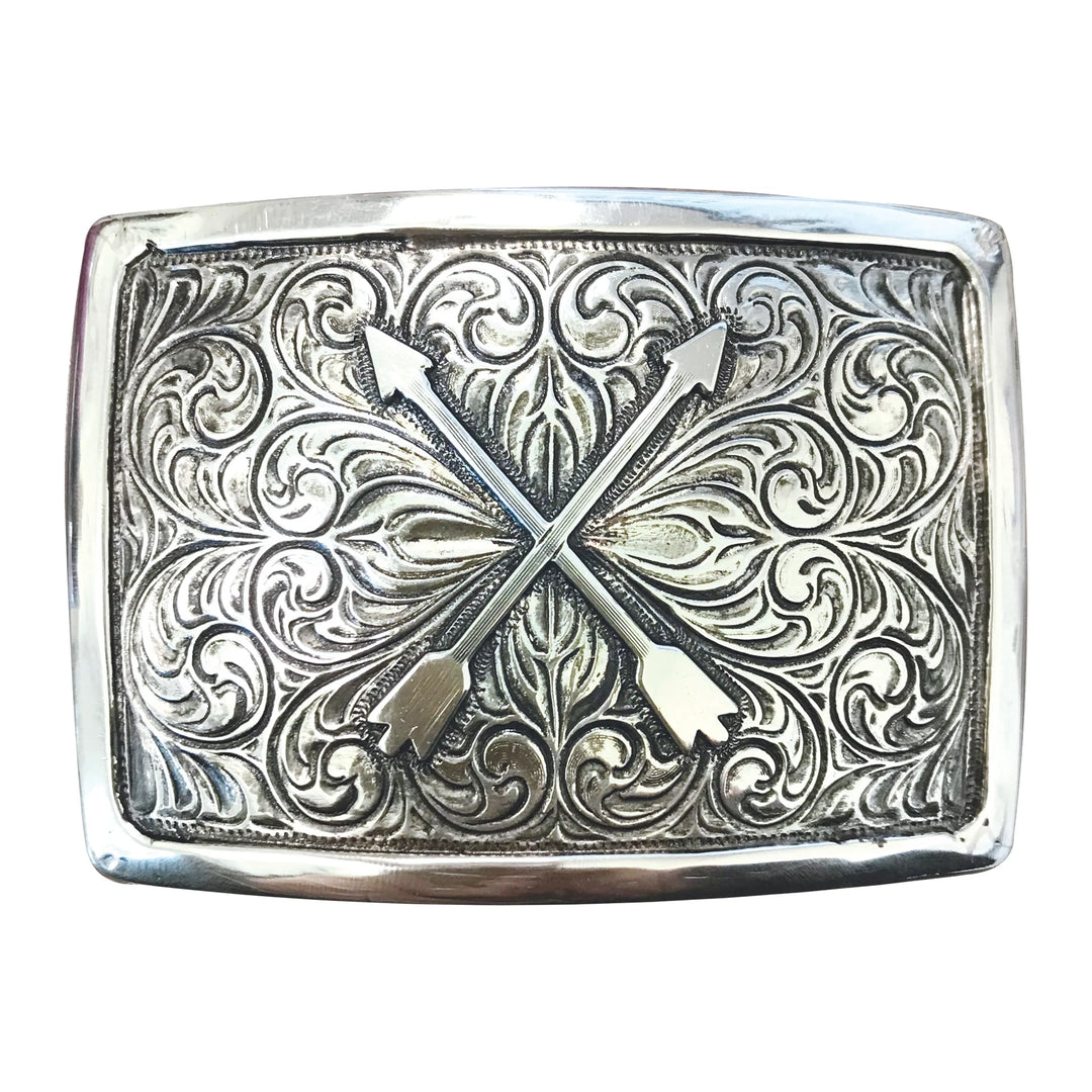 And West Crossed Arrows Iconic Classic Buckle - IC013